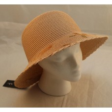 New MARCUS ADLER Mujer&apos;s Blush Sun Hat with Floral Design One Size RETAIL $58  eb-99332957